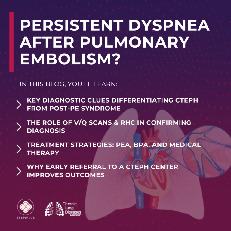 Read more about the article Dyspnea Detective: Uncovering the Hidden Cause of Persistent Breathlessness after a Pulmonary Embolism