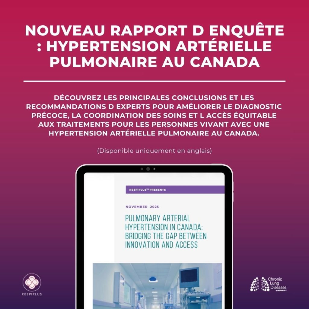 Hypertension artérielle pulmonaire au Canada - rapport