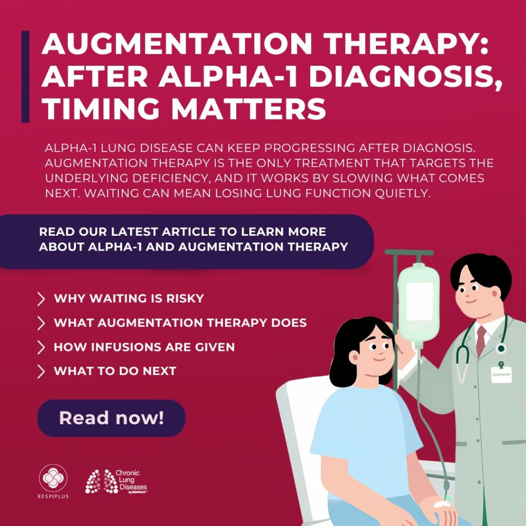 Augmentation therapy: After Alpha-1 diagnosis, timing matters