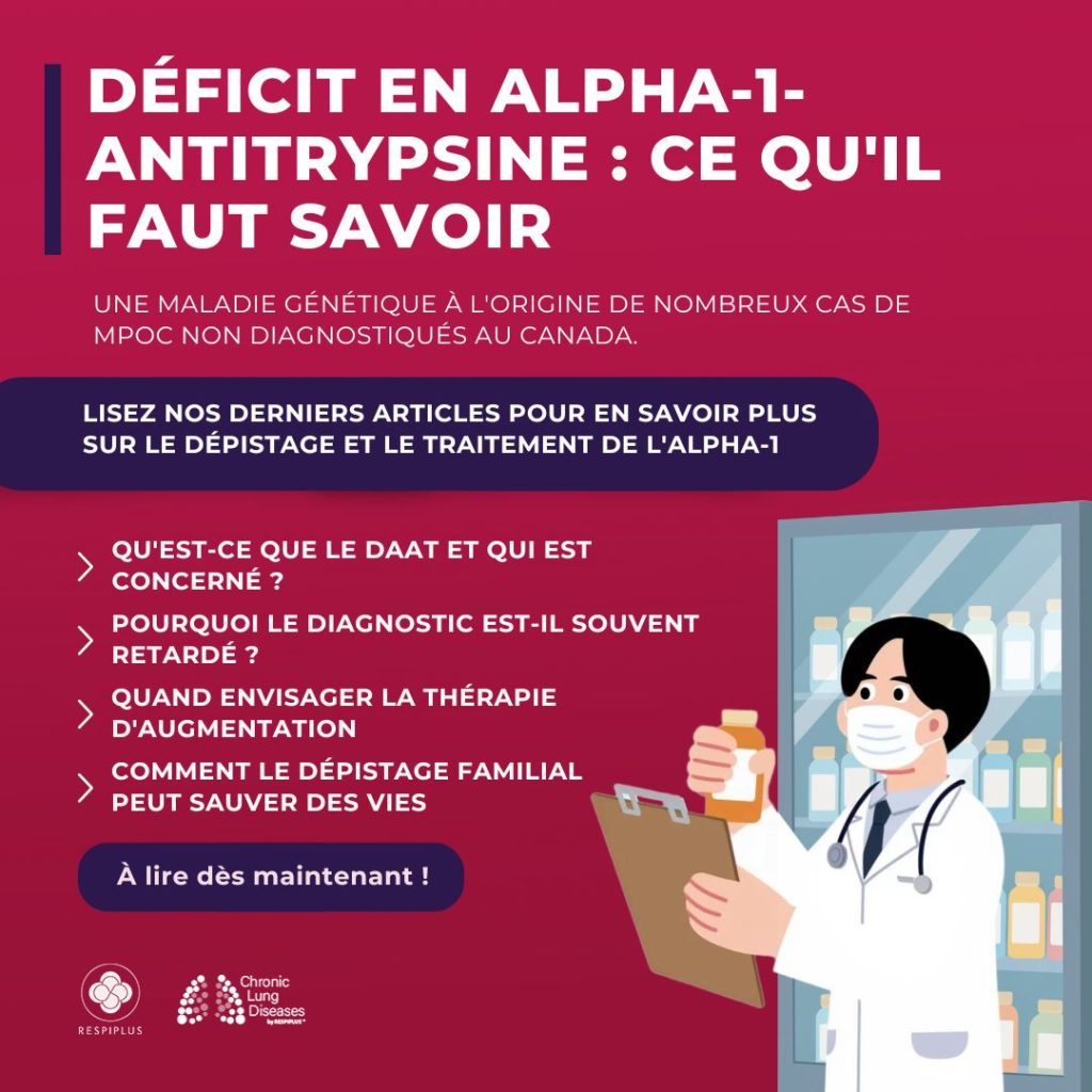 Déficit en alpha-1-antitrypsine : dépistage, diagnostic et traitement