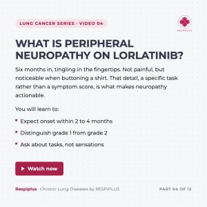 Peripheral neuropathy Lorlatinib