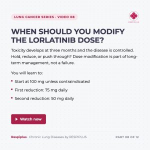 lorlatinib Dose Modification