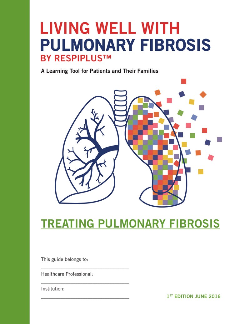 Cover of module 3 of Living Well with Pulmonary Fibrosis, Treating Pulmonary Fibrosis
