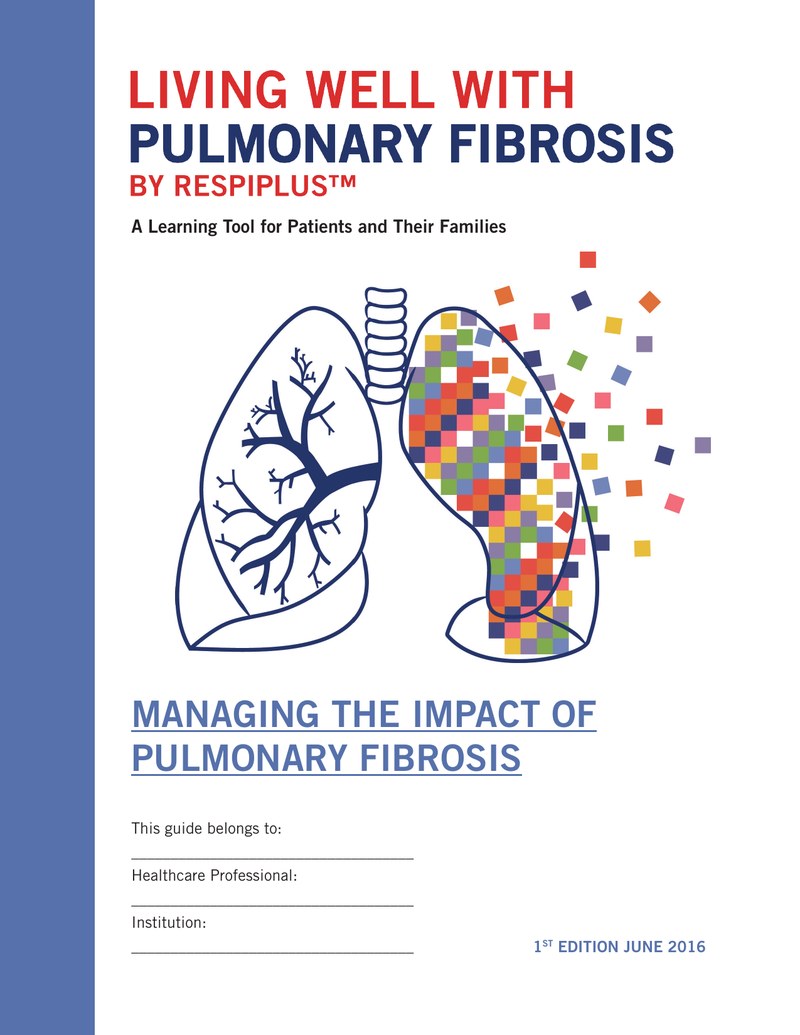 Cover of module 4 of Living Well with Pulmonary Fibrosis, Managing the Impact of Pulmonary Fibrosis