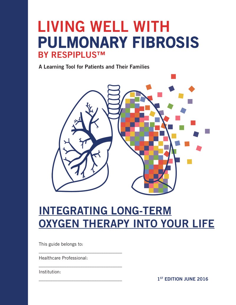 Cover of module 7 of Living Well with Pulmonary Fibrosis, Integrating Long-Term Oxygen Therapy Into Your Life