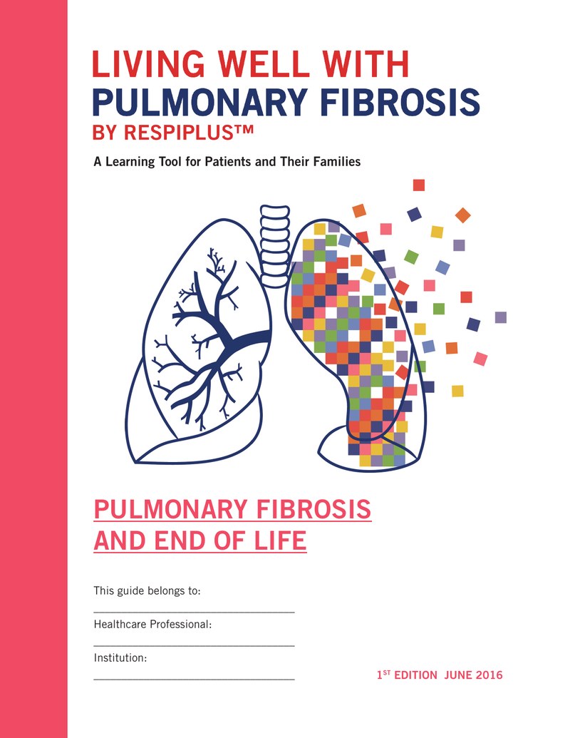Cover of module 8 of Living Well with Pulmonary Fibrosis, Pulmonary Fibrosis and End of Life